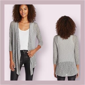 Volcom Open Front Flutter Cardigan Size M